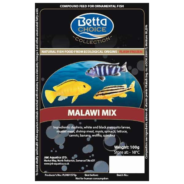 Betta Choice Malawi Mix Blister Pack