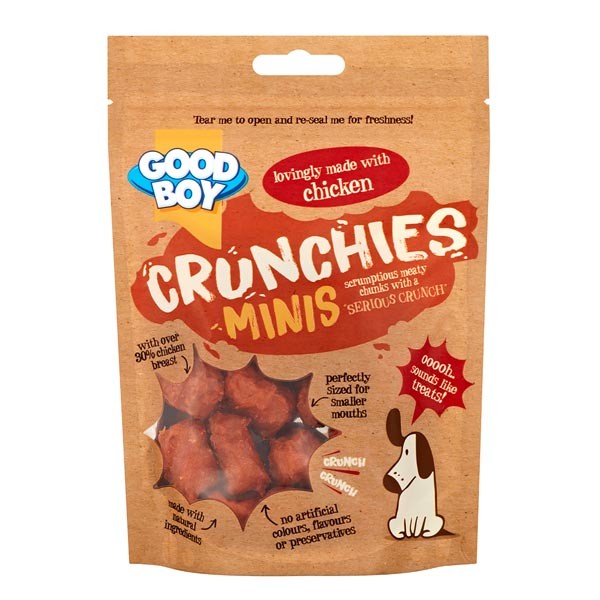 Good Boy Crunchies Mini Chicken 60g Dog Treat