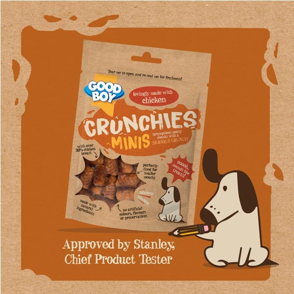 Good Boy Crunchies Mini Chicken 60g Dog Treat