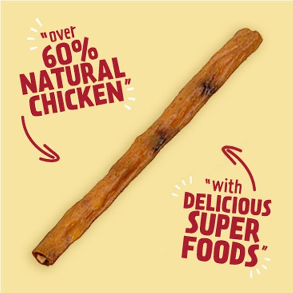 Good Boy Super Licious Chicken With Apple & Cranberry Sticks 100g Dog Treat