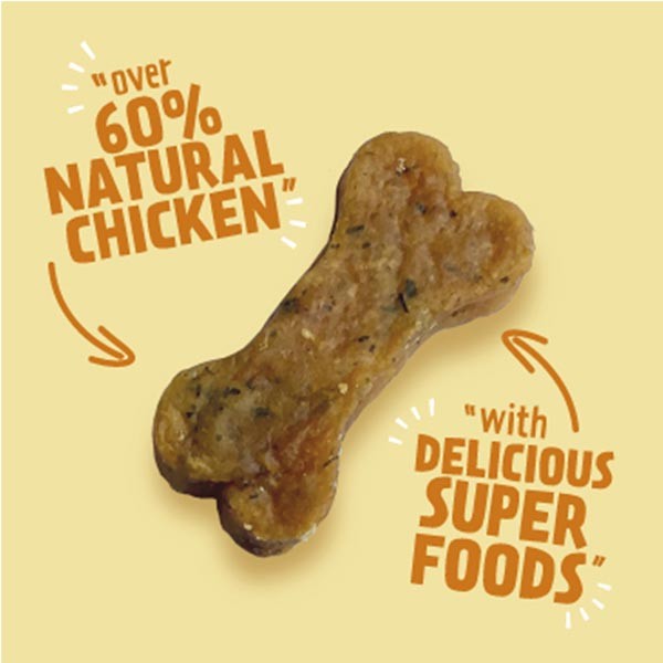 Good Boy SuperLicious Chicken With Broccoli & Sweet Potato Bones 100g Dog Treat