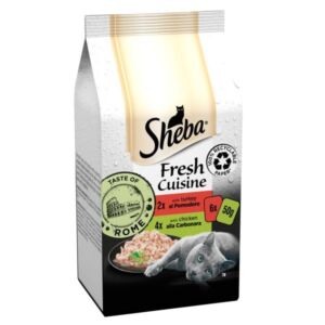 Sheba Fresh Cuisine Taste of Rome in Gravy Adult 6x50g Wet Cat Food