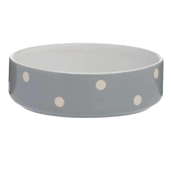 Mason Cash Polka Dot Grey Bowl 13cm