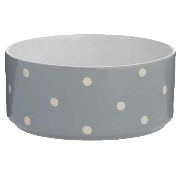 Mason Cash Polka Dot Grey Bowl 18cm