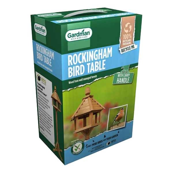 Gardman Wild Bird Care Rockingham Bird Table - Boxed