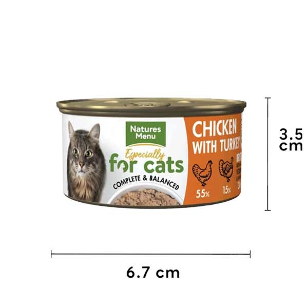 Natures Menu Chicken & Turkey Adult 1x85g Wet Cat Food