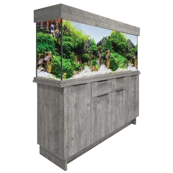 OakStyle 300 Litres Urban Grey Aquarium & Cabinet