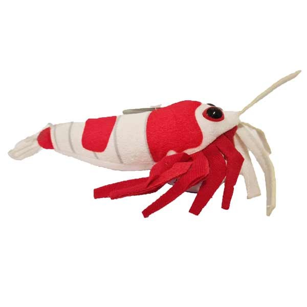 Ceramic Nature Crystal Red Shrimp Plush