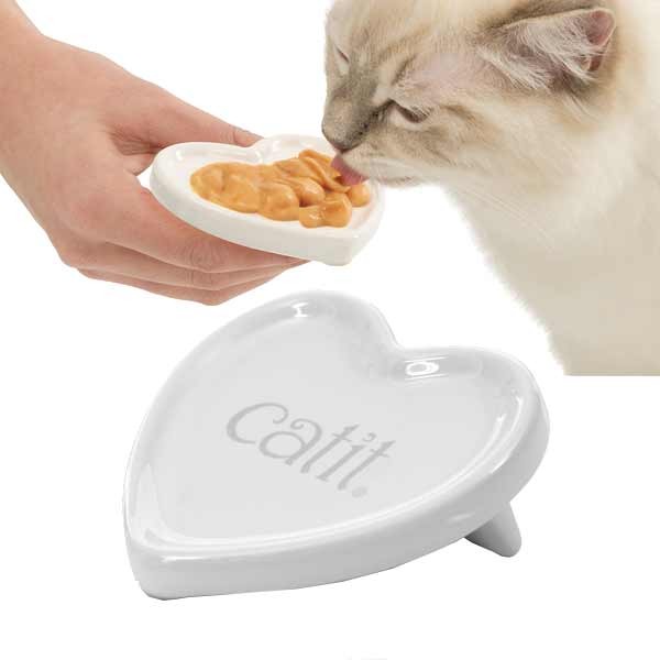 Catit Creamy Heart Dish