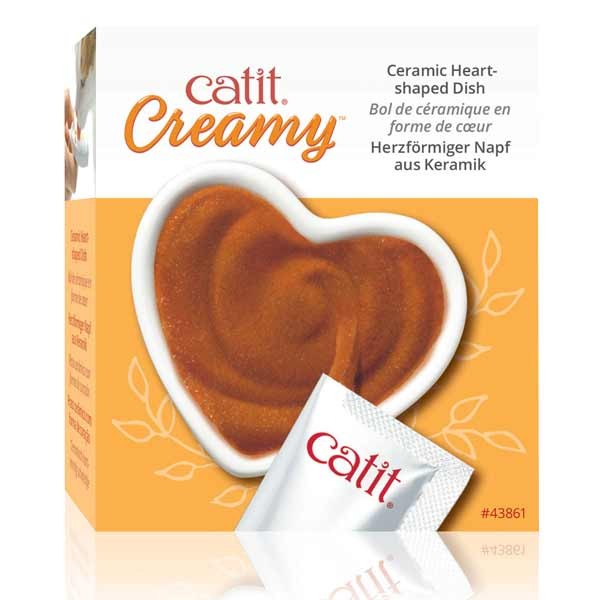 Catit Creamy Heart Dish