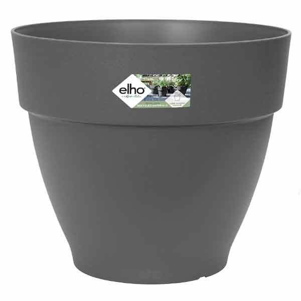 Elho Vibia Campana Round Anthracite 20cm Flower Pot