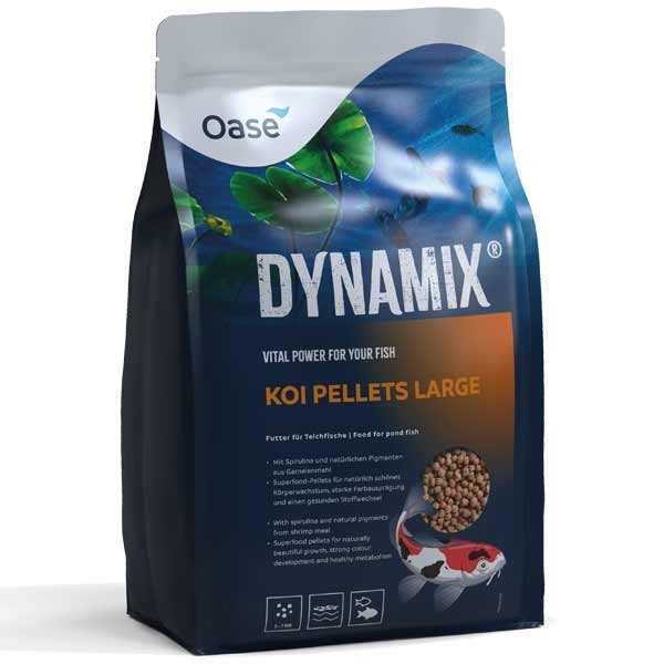 Oase Dynamix Koi Pellets for Large Fish 8 Litres