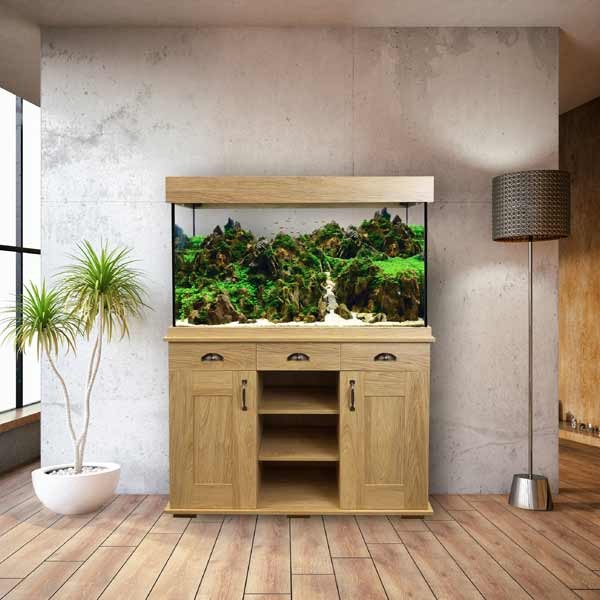 Fluval Shaker 345 Litres Hampshire Oak Aquarium & Cabinet