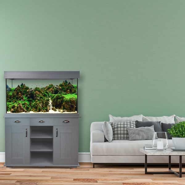 Fluval Shaker 345 Litres Slate Grey Aquarium & Cabinet