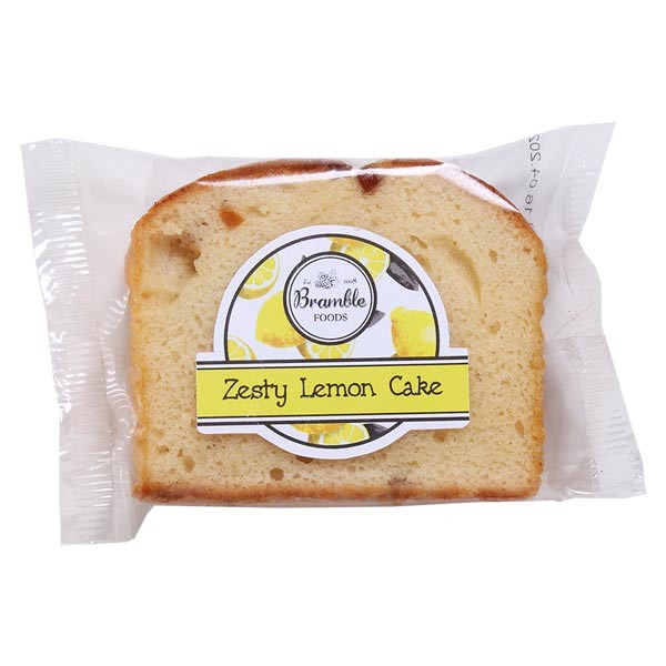 Bramble Foods Zesty Lemon Cake Slice