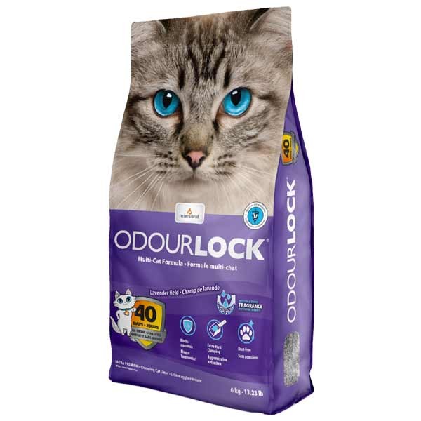 InterSand Odourlock Cat Litter Lavender 6kg