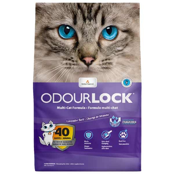 InterSand Odourlock Cat Litter Lavender 6kg