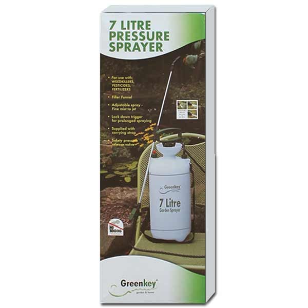 Greenkey Pressure Sprayer with Extension Lance 7 Litre