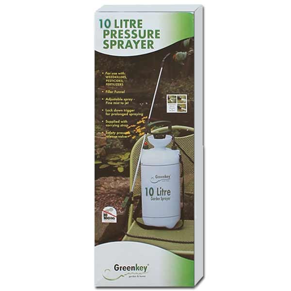 Greenkey Pressure Sprayer with Extension Lance 10 Litre