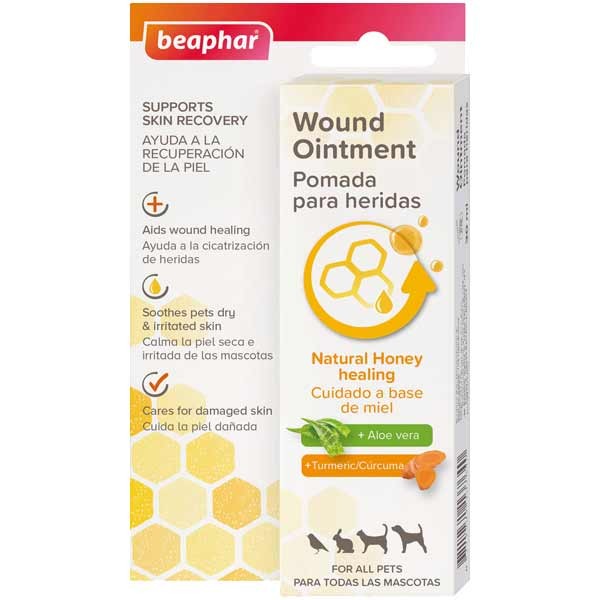 Beaphar Wound Ointment with Honey & Aloe Vera 30ml