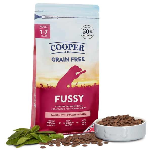 Cooper & Co Fussy Salmon with Spinach & Fennel 1.5kg Dry Dog Food