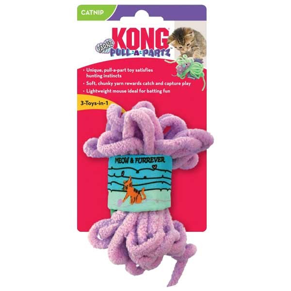 KONG Pull-A-Partz Yarnz Cat Toy