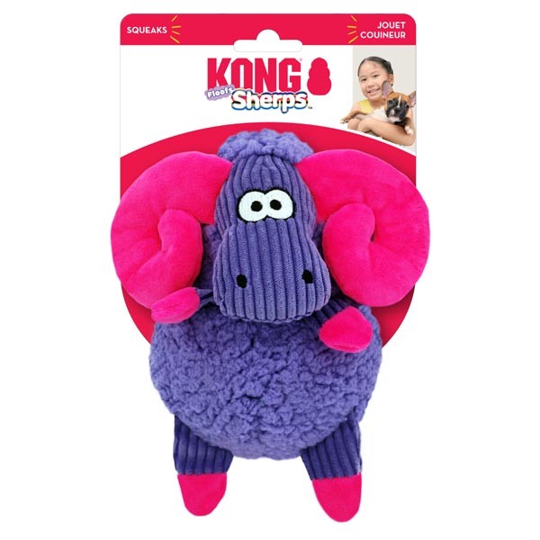 KONG Sherps Floofs Big Horn Medium Dog Toy