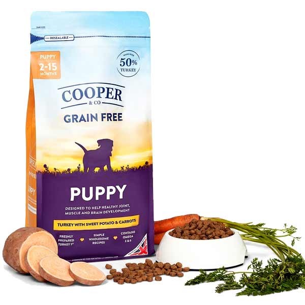 Cooper & Co Puppy Turkey with Sweet Potato & Carrots 1.5kg Dry Dog Food