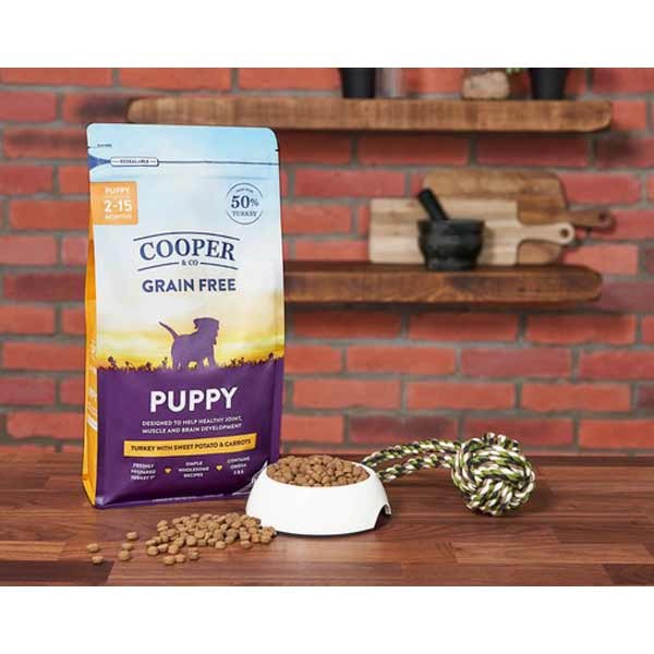 Cooper & Co Puppy Turkey with Sweet Potato & Carrots 1.5kg Dry Dog Food