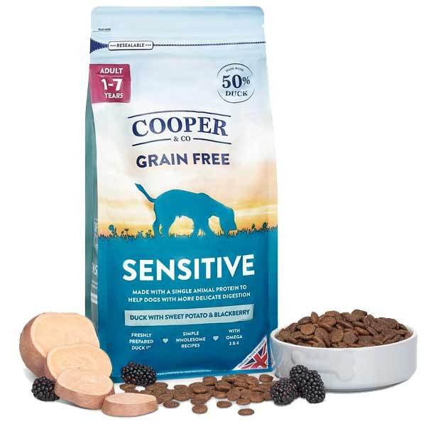 Cooper & Co Sensitive Duck with Sweet Potato & Blackberry 1.5kg Dry Dog Food