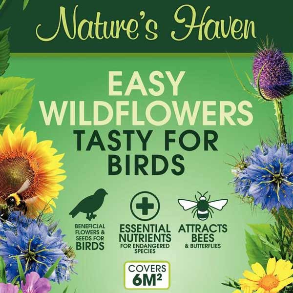 Natures Haven Easy Wildflowers Tasty for Birds 1.2kg