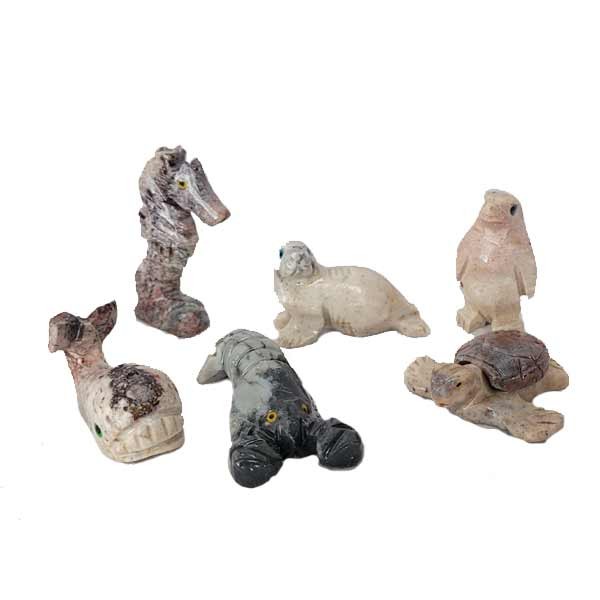 British Fossils Mini Soapstone Animals