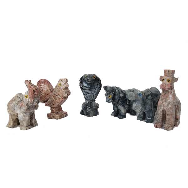 British Fossils Mini Soapstone Animals