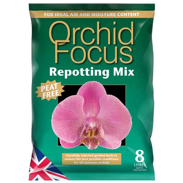 Growth Technology Orchid Focus Repotting Mix Peat Free 8 Litres