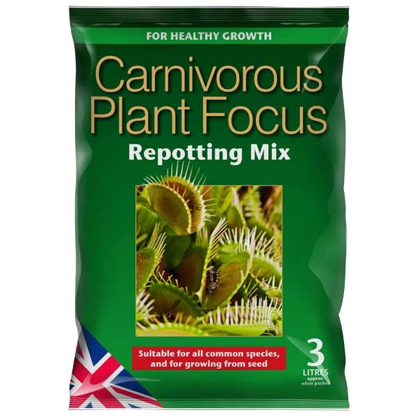 Growth Technology Carnivorous Plant Focus Repotting Mix 3 Litres