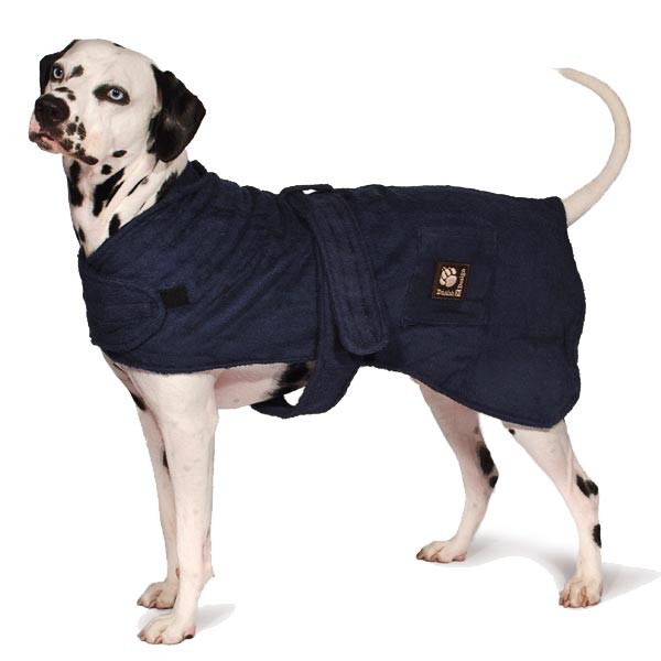 Danish Design Dog Robe Navy 60cm