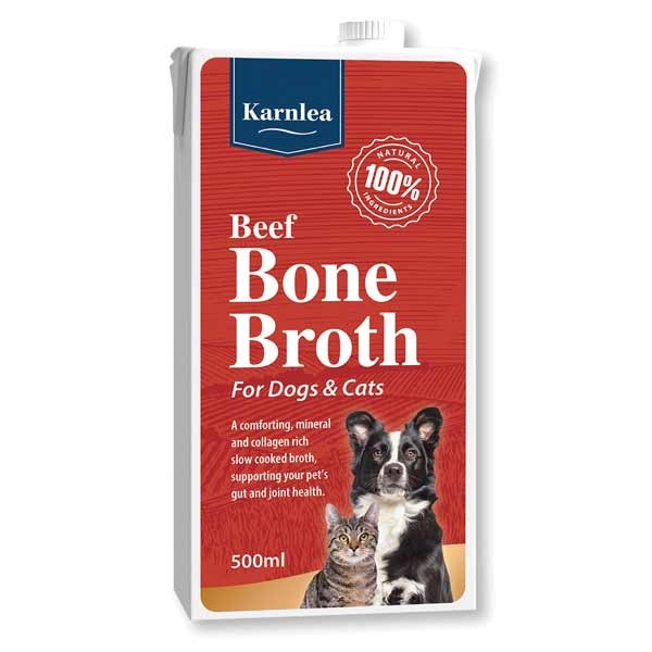 Karnlea Beef Bone Broth 500ml (for Cats & Dogs)