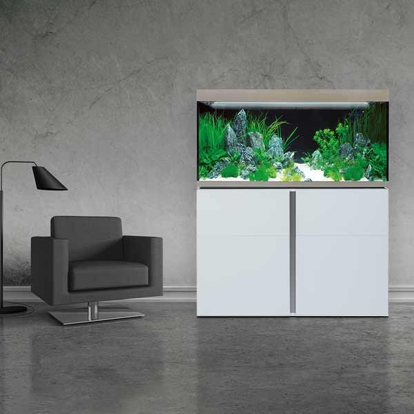 Fluval Siena 332 Litres White Aquarium & Cabinet Kit