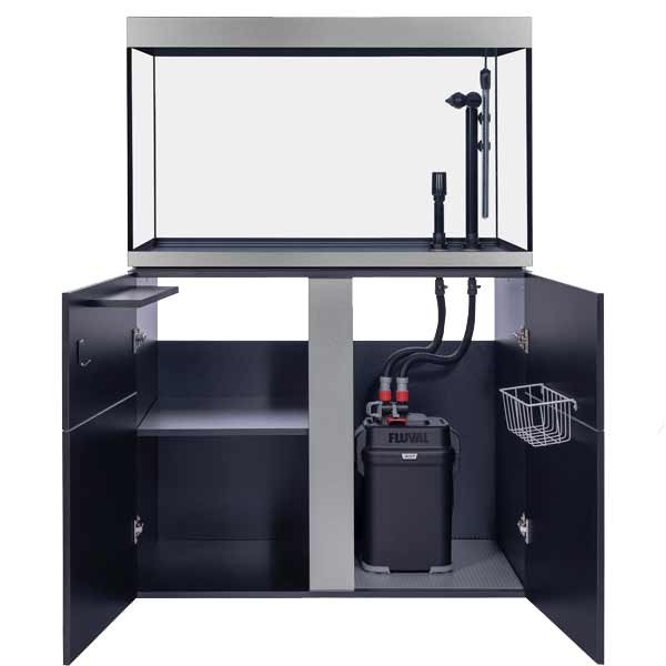 Fluval Siena 272 Litres Black Aquarium & Cabinet Kit