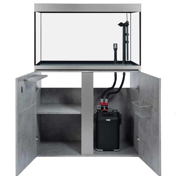 Fluval Siena 272 Litres Chicago Concrete Aquarium & Cabinet Kit