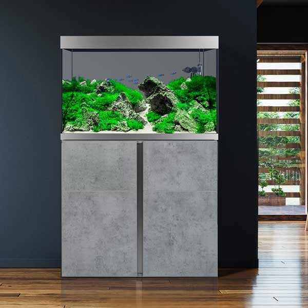 Fluval Siena 272 Litres Chicago Concrete Aquarium & Cabinet Kit