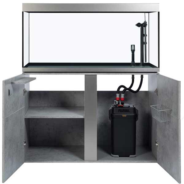 Fluval Siena 332 LitresChicago Concrete Aquarium & Cabinet Kit