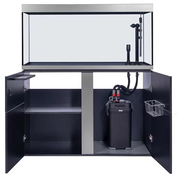 Fluval Siena 332 Litres Black Aquarium & Cabinet Kit