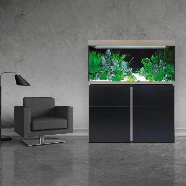 Fluval Siena 332 Litres Black Aquarium & Cabinet Kit