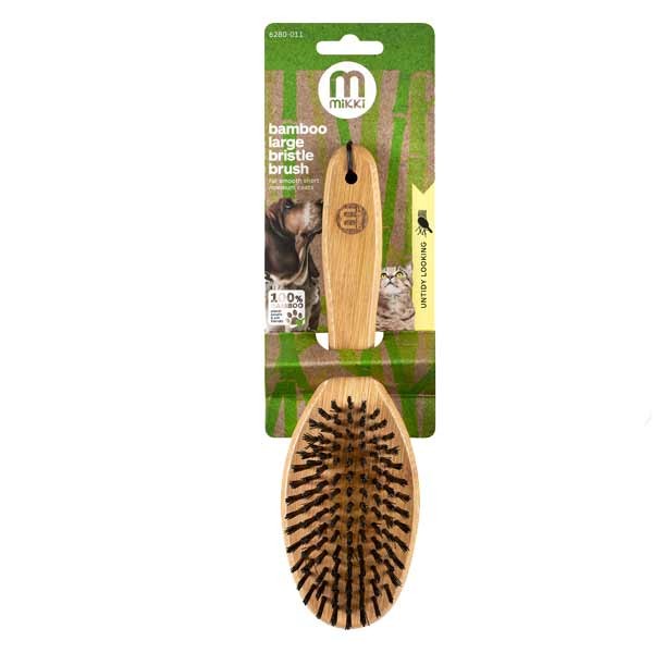 Mikki Bamboo Bristle Brush – Large