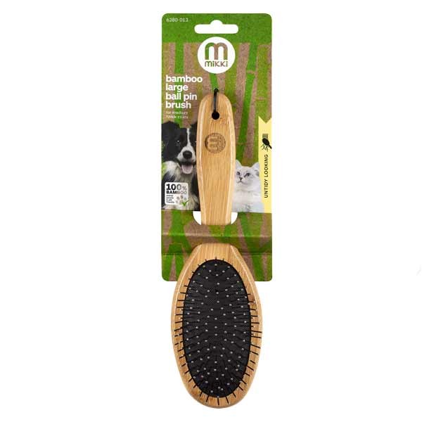 Mikki Bamboo Ball Pin Brush – Large