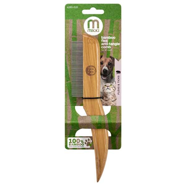 Mikki Bamboo Anti-Tangle Comb – Flea