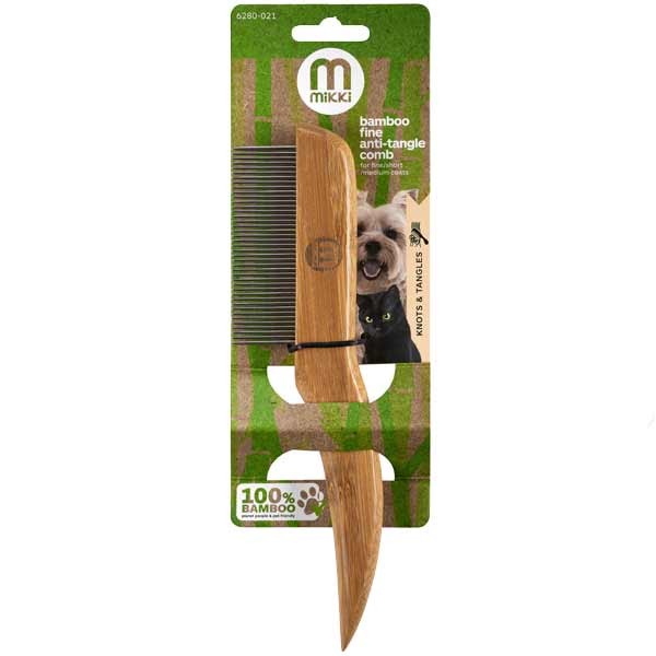 Mikki Bamboo Anti-Tangle Comb – Fine