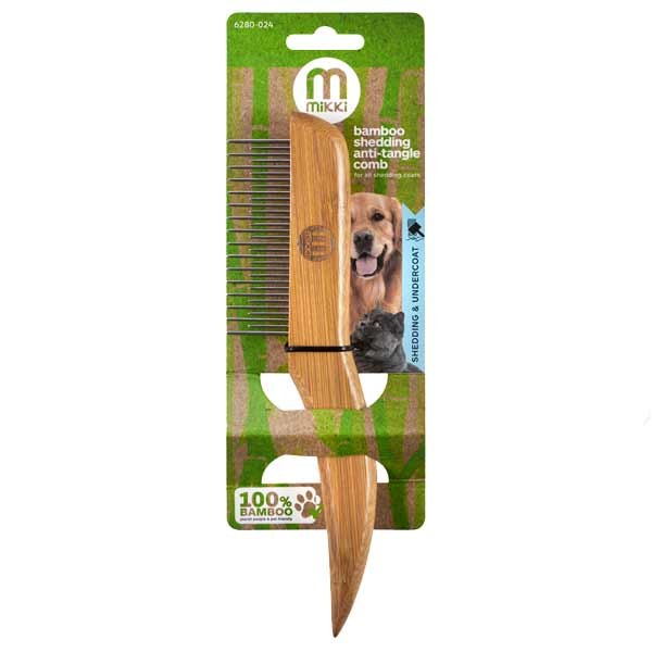 Mikki Bamboo Anti-Tangle Comb – Shedding