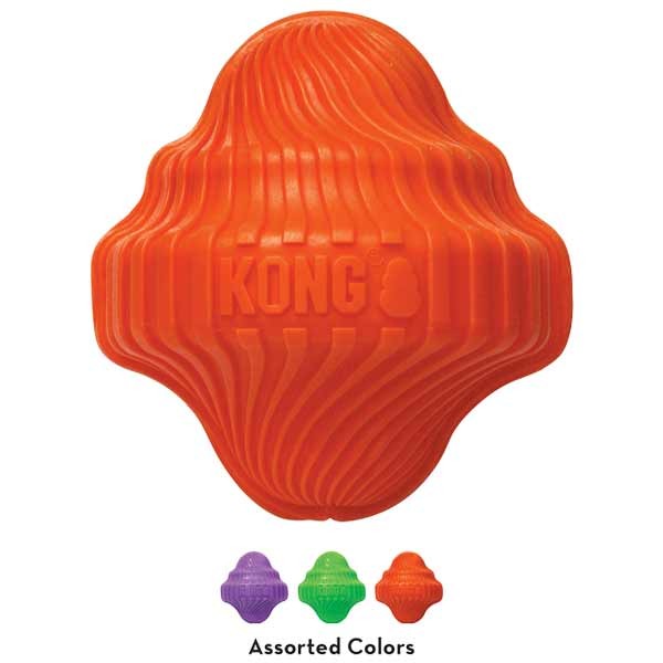 KONG Squeezz Orbitz Spin Top Medium/Large Assorted Colours